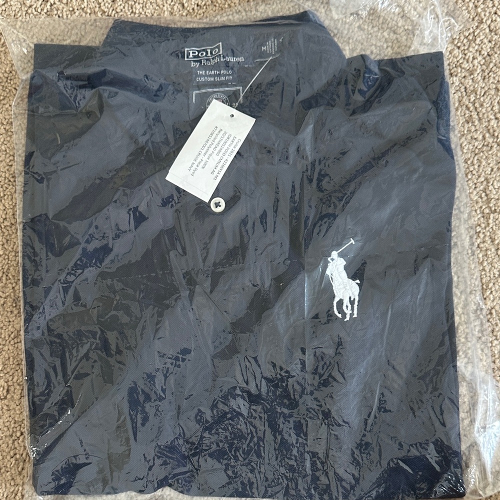 Ralph Lauren Earth Polo in Deep Blue